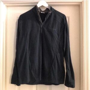 Columbia Men's Navy and Gray Zip Up Fleece